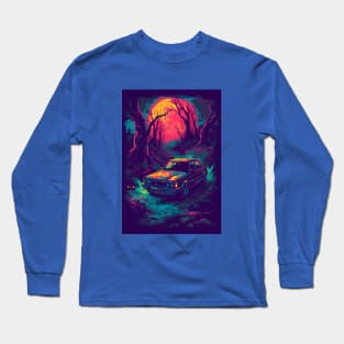 Vintage Horror Movie Saab Long Sleeve T-Shirt